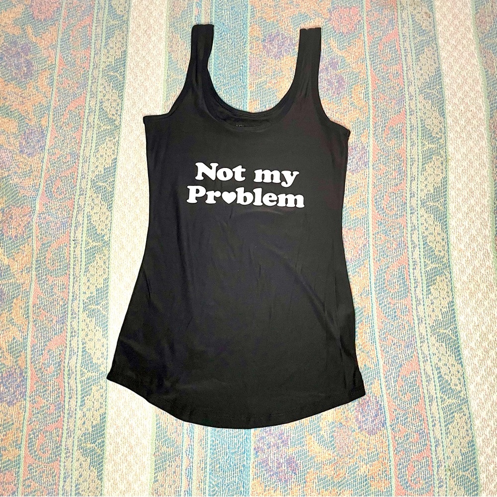Black tank top